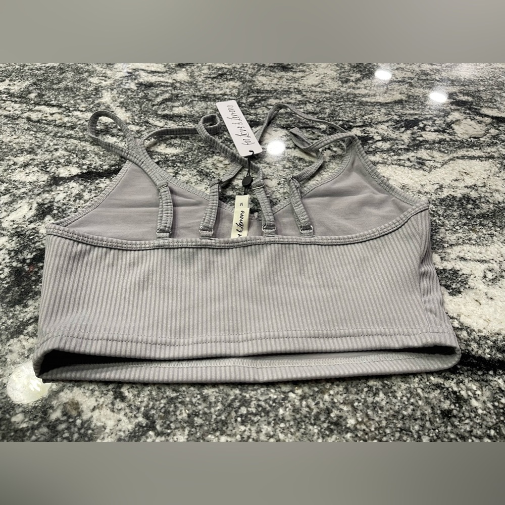 For Love and Lemons Eva Crop Top Medium - Picture 9 of 14